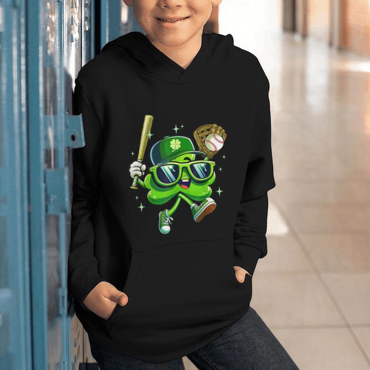 Shamrock Lucky Clover Baseball Patricks Day Family Matching Graphic Youth Hoodie Shamrock Lucky Clover Baseball Patricks Day Family Matching Graphic Youth Hoodie