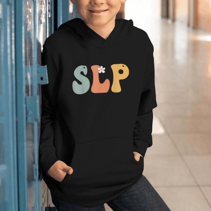 SLP Groovy Women Appreciation Day Hello Back To School Graphic Youth Hoodie