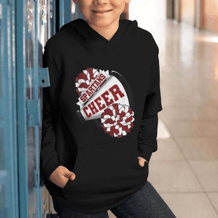 Spartans Cheer Back To School Cheerleading Spirit M Graphic Youth Hoodie