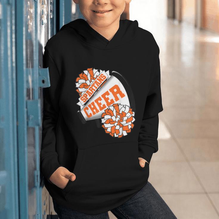 Spartans Cheer Back To School Cheerleading Spirit O Graphic Youth Hoodie Spartans Cheer Back To School Cheerleading Spirit O Graphic Youth Hoodie