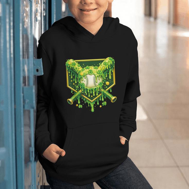 St Patrick's Day Baseball Boys Ice Cream Drip Youth Kids Graphic Youth Hoodie St Patrick's Day Baseball Boys Ice Cream Drip Youth Kids Graphic Youth Hoodie