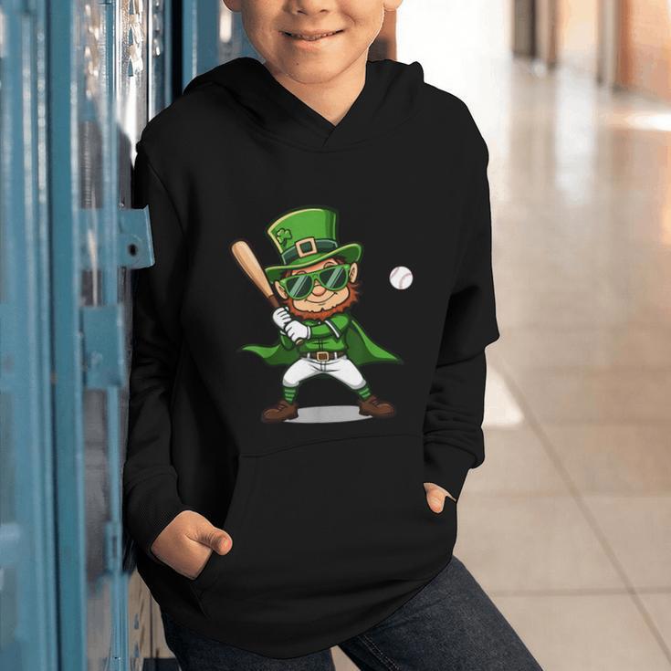 St Patrick’s Day Leprechaun Baseball Irish Graphic Graphic Youth Hoodie