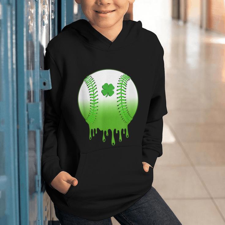 St Patricks Day Shamrock Baseball Irish Boys Kids Men Graphic Youth Hoodie