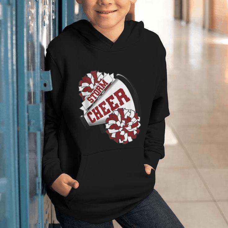 Storm Cheer Back To School Cheerleading Spirit M Graphic Youth Hoodie Storm Cheer Back To School Cheerleading Spirit M Graphic Youth Hoodie