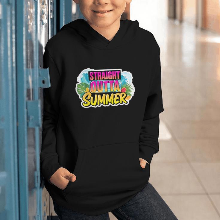 Straight Outta Summer Back To School First Day Fall Autumn Graphic Youth Hoodie Straight Outta Summer Back To School First Day Fall Autumn Graphic Youth Hoodie