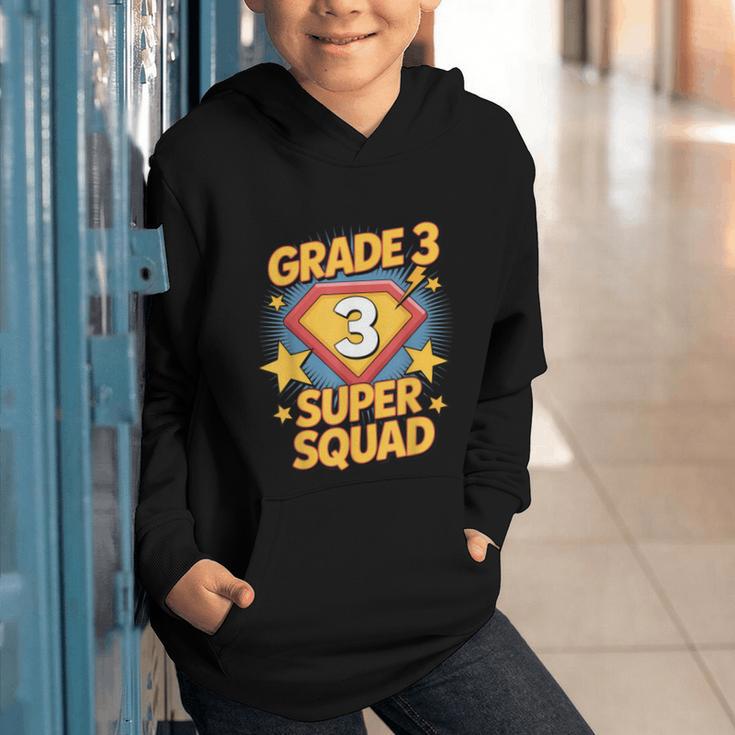 Third Grade Superhero Squad 3rd Year Kids Back To School Graphic Youth Hoodie