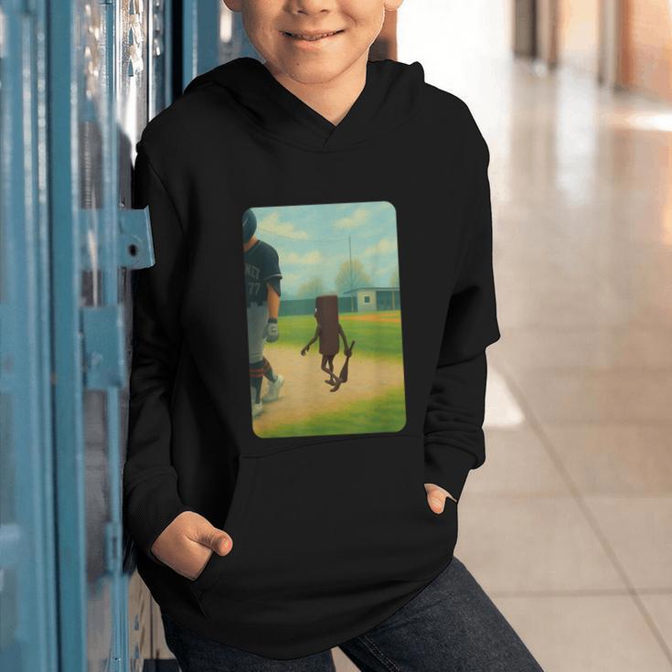 Tung Tung Tung Sahur Baseball Meme Graphic Youth Hoodie Tung Tung Tung Sahur Baseball Meme Graphic Youth Hoodie