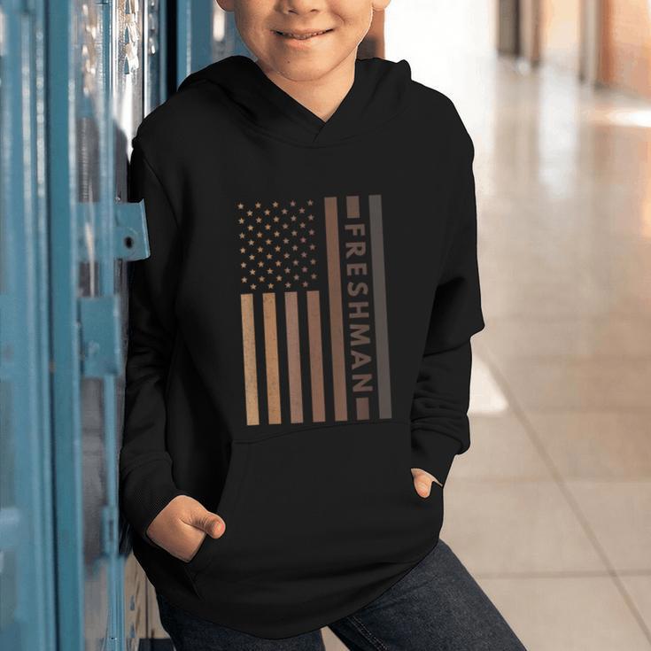 USA Flag Freshman 9th Ninth Grade Back To School Juneteenth Graphic Youth Hoodie USA Flag Freshman 9th Ninth Grade Back To School Juneteenth Graphic Youth Hoodie