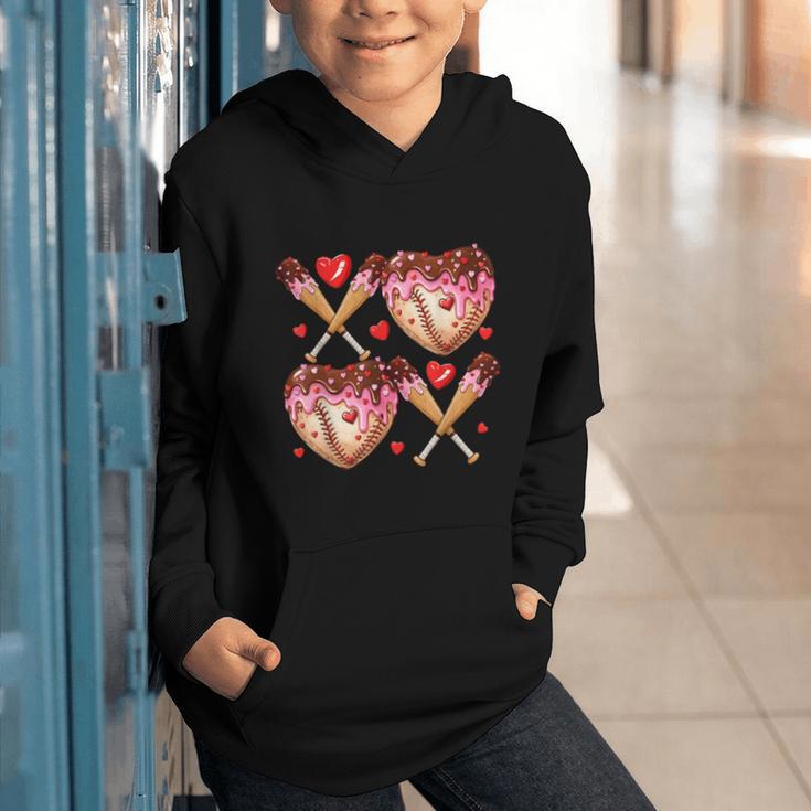 Valentines Day Drip Heart Baseball XOXO Boys Kids Men Sport Graphic Youth Hoodie Valentines Day Drip Heart Baseball XOXO Boys Kids Men Sport Graphic Youth Hoodie