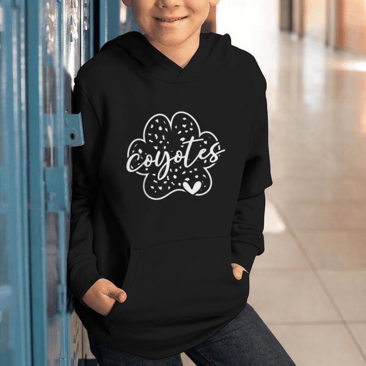 Vintage Coyotes Team Pride School Spirit Back To School Graphic Youth Hoodie Vintage Coyotes Team Pride School Spirit Back To School Graphic Youth Hoodie