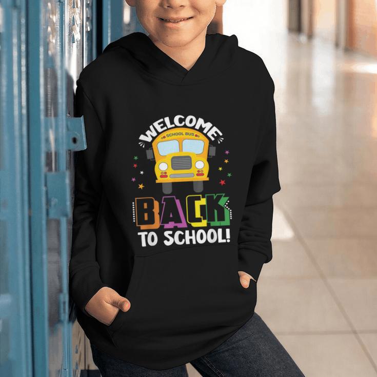 Welcome Back To School Bus Driver First Day Of School Graphic Youth Hoodie Welcome Back To School Bus Driver First Day Of School Graphic Youth Hoodie