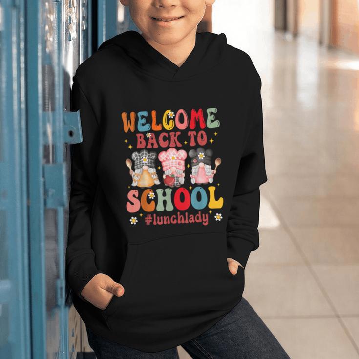 Welcome Back To School Cafeteria Worker Lunch Lady Graphic Youth Hoodie Welcome Back To School Cafeteria Worker Lunch Lady Graphic Youth Hoodie