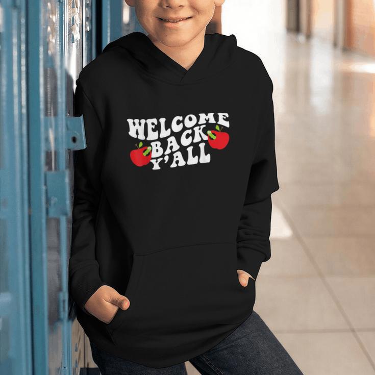 Welcome Back To School Happy First Day Of School 2025 2026 Graphic Youth Hoodie