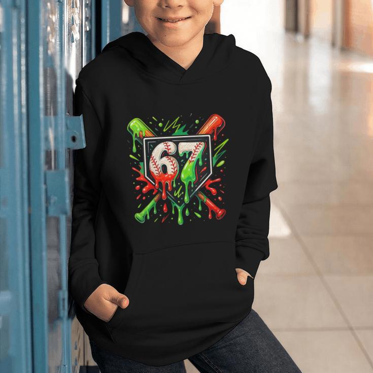 Xmas Baseball Six Seven 67 Meme Ice Cream Drip Men Women Graphic Youth Hoodie
