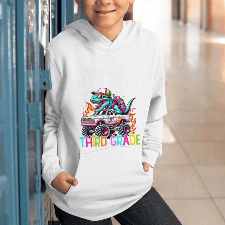 3rd Grade Back To School Kids Ready To Crush Third Grade Premium Tri-Blend Graphic Youth Hoodie