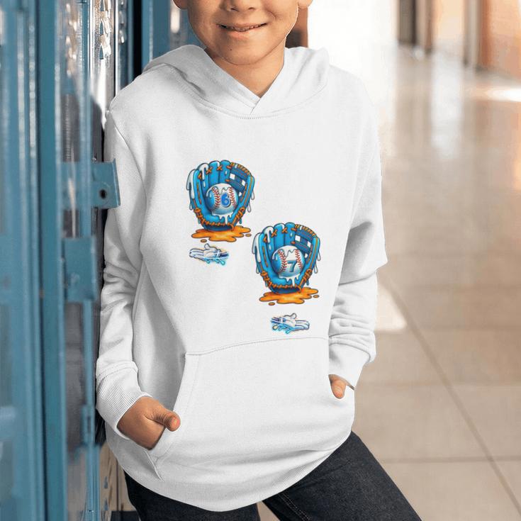 6-7 Meme Baseball Drip Team Glove Catcher Ice Cream Graphic Youth Hoodie 6-7 Meme Baseball Drip Team Glove Catcher Ice Cream Graphic Youth Hoodie