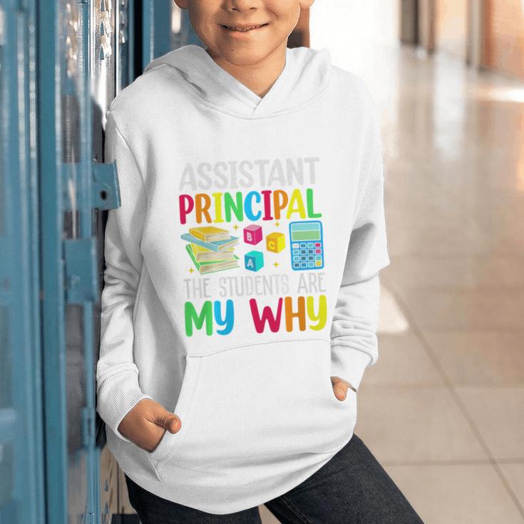 Back To School Assistant Principal The Students Are My Why Premium Tri-Blend Graphic Youth Hoodie Back To School Assistant Principal The Students Are My Why Premium Tri-Blend Graphic Youth Hoodie
