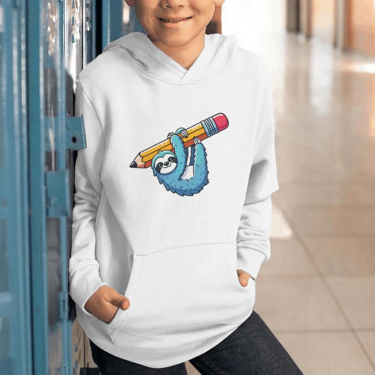 Back To School Seventh Grade Sloth Hanging Out In 7th Grade Performance Graphic Youth Hoodie