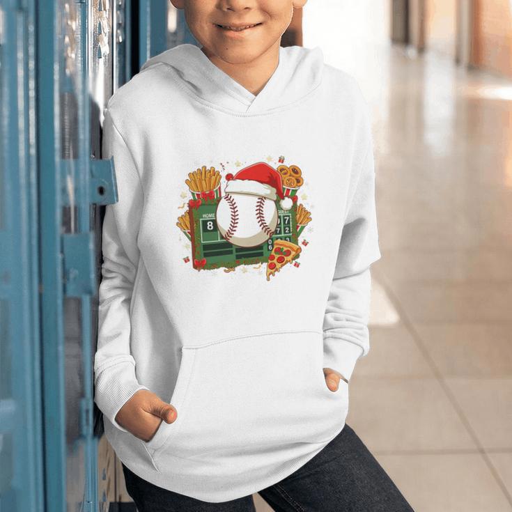 Baseball Christmas Scoreboard Celebration Premium Tri-Blend Graphic Youth Hoodie Baseball Christmas Scoreboard Celebration Premium Tri-Blend Graphic Youth Hoodie