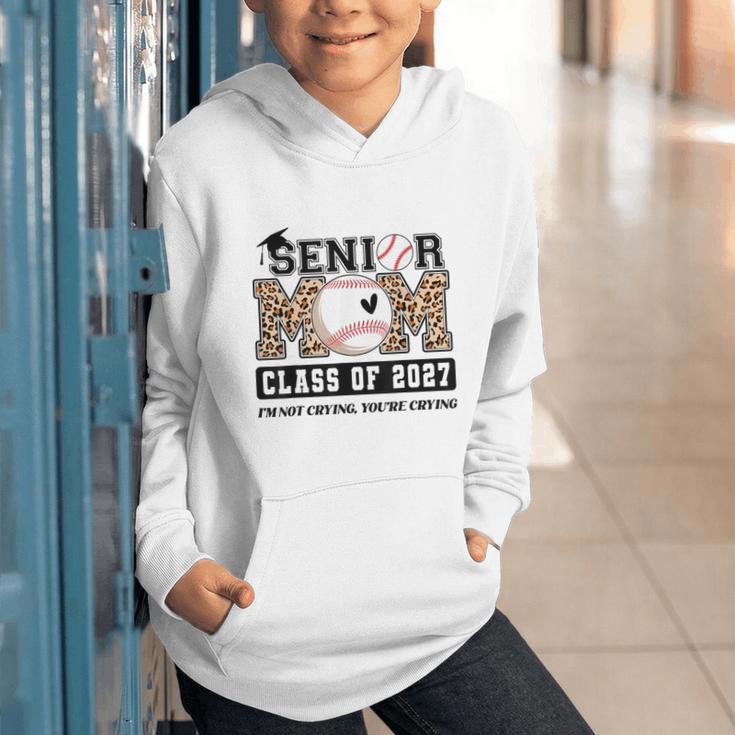 Baseball Senior Class Of 2027 Senior 2027 Graduation Women Graphic Youth Hoodie
