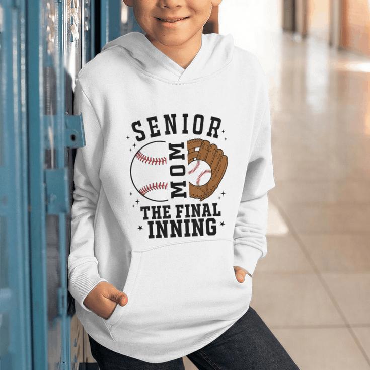 Baseball Senior Mom 2026 The Final Inning Graphic Youth Hoodie