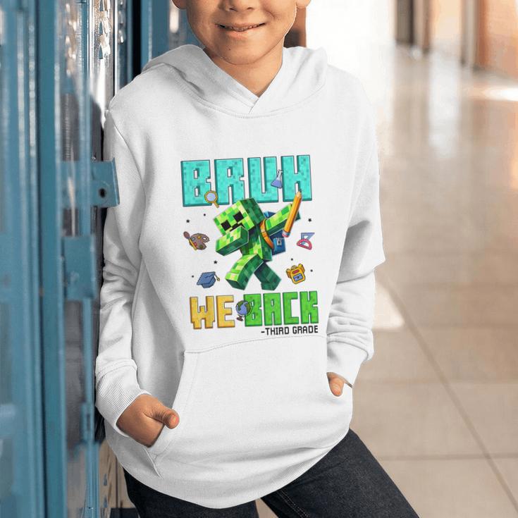 Bruh We Back 3rd Grade Back To School Gamer Dabbing Boy Kids Graphic Youth Hoodie Bruh We Back 3rd Grade Back To School Gamer Dabbing Boy Kids Graphic Youth Hoodie