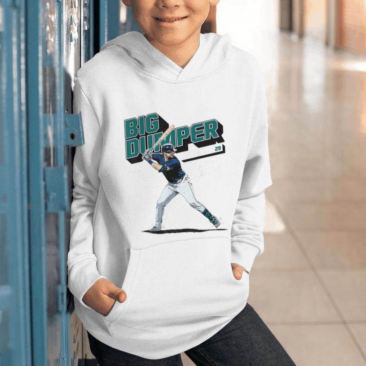 Cal Raleigh Seattle MLB Baseball Players MLBCRA205M Graphic Youth Hoodie