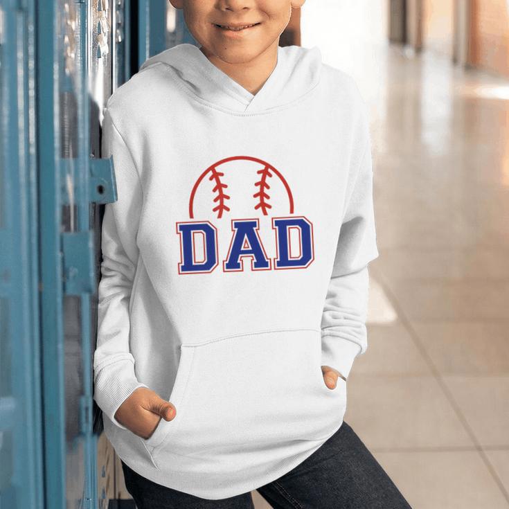 Dad Of Rookie 1st Birthday Baseball Boy Family Matching Graphic Youth Hoodie