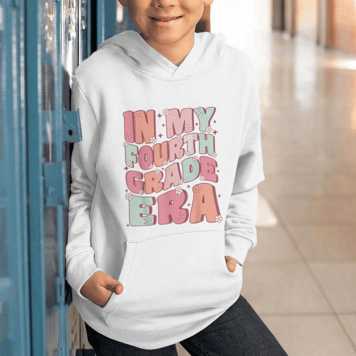 In My Fourth Grade Era Cute Groovy 4th Grade Back To School Graphic Youth Hoodie In My Fourth Grade Era Cute Groovy 4th Grade Back To School Graphic Youth Hoodie