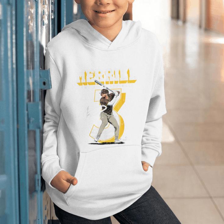 Jackson Merrill San Diego MLB Baseball Player MLBJME201M Graphic Youth Hoodie