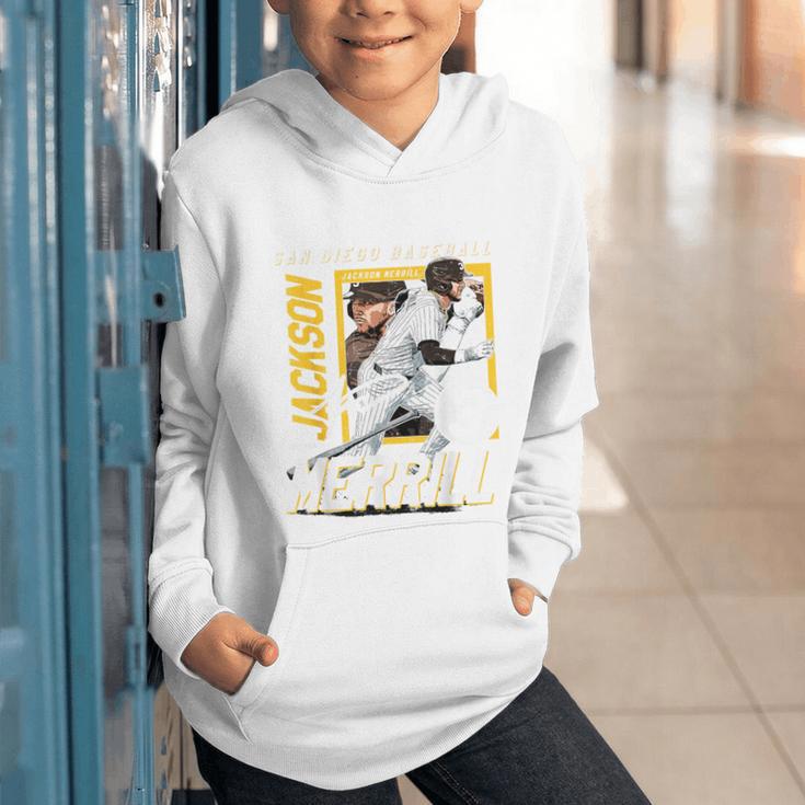 Jackson Merrill San Diego MLB Baseball Player MLBJME203M Graphic Youth Hoodie Jackson Merrill San Diego MLB Baseball Player MLBJME203M Graphic Youth Hoodie