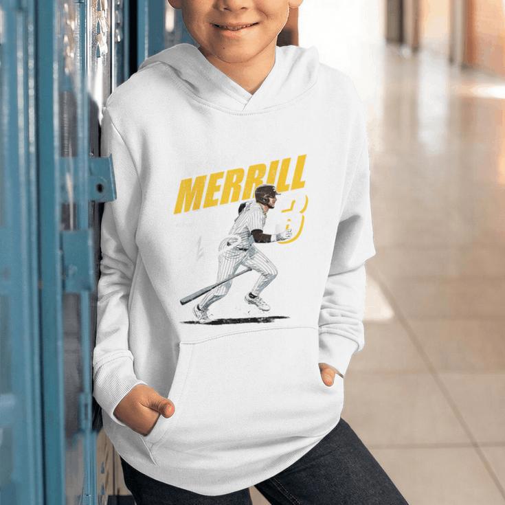 Jackson Merrill San Diego MLB Baseball Player MLBJME204M Graphic Youth Hoodie