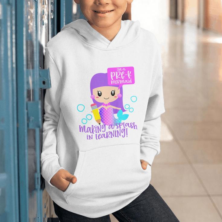 Kids Pre K Mermaid Back To School Toddler Girl First Day Of Prek Graphic Youth Hoodie Kids Pre K Mermaid Back To School Toddler Girl First Day Of Prek Graphic Youth Hoodie