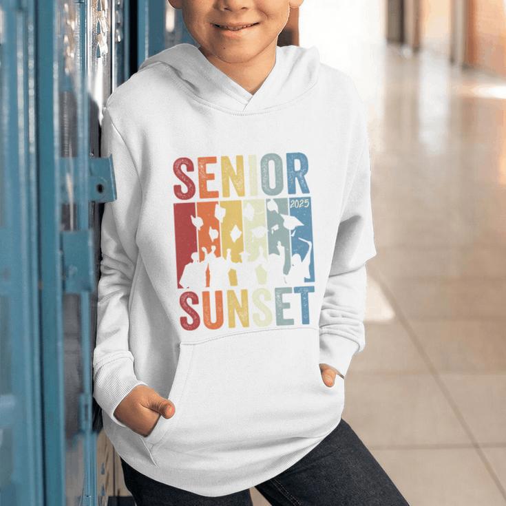 Last First Day Senior Sunset Class Of 2025 Back To School Performance Graphic Youth Hoodie