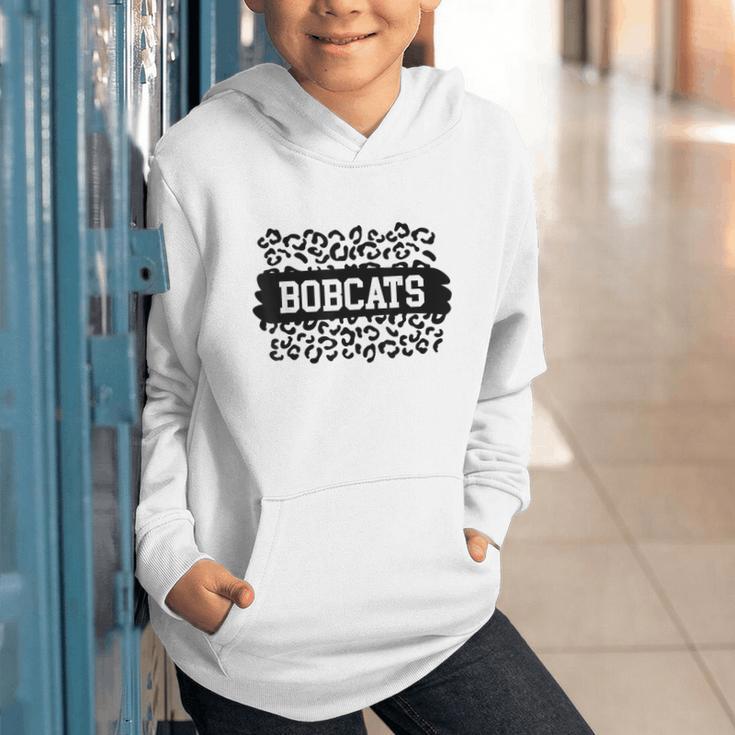Leopard Bobcats School Spirit Fan Team Back To School Graphic Youth Hoodie