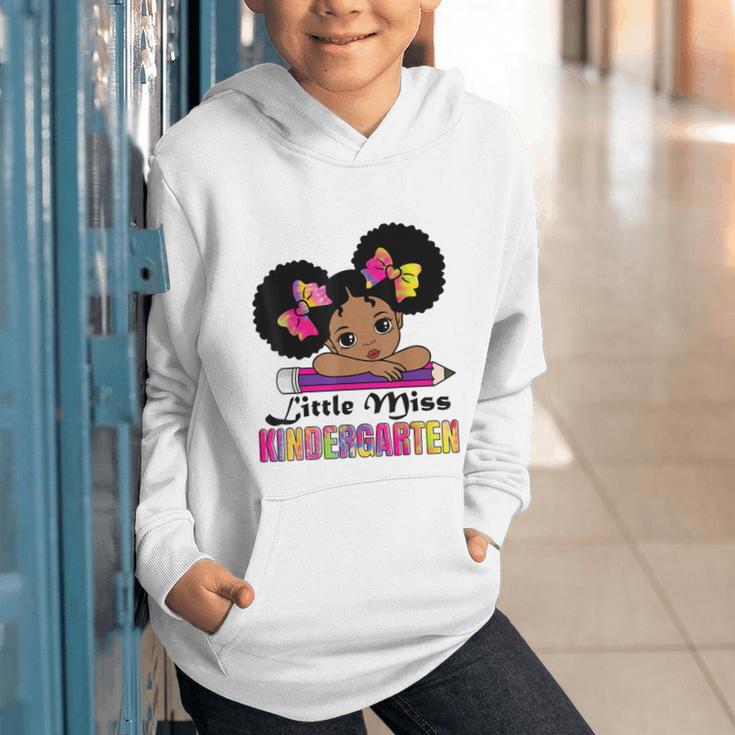 Little Miss Kindergarten Afro Puff Girl Back To School Graphic Youth Hoodie Little Miss Kindergarten Afro Puff Girl Back To School Graphic Youth Hoodie
