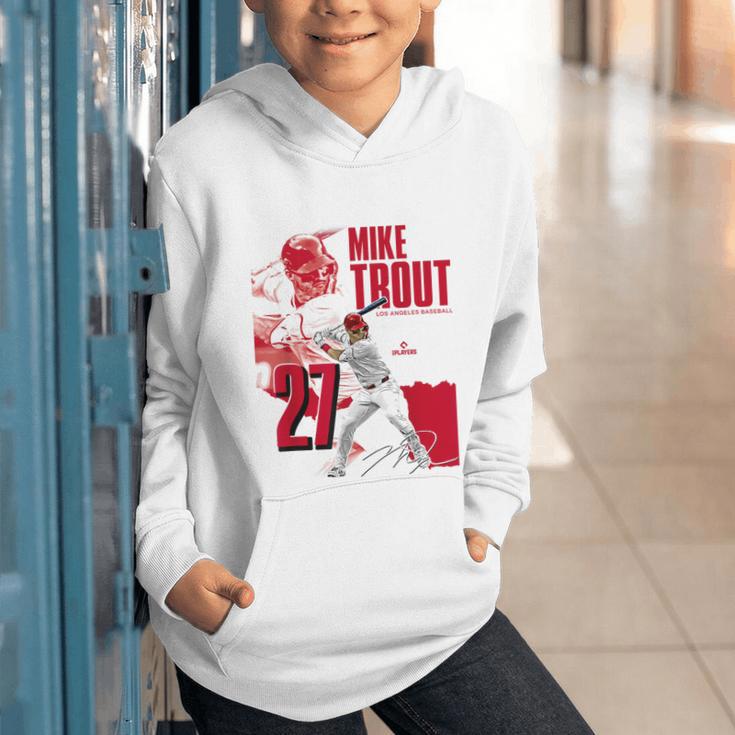 Mike Trout Los Angeles A MLB Baseball Players MLBMTR304N Graphic Youth Hoodie Mike Trout Los Angeles A MLB Baseball Players MLBMTR304N Graphic Youth Hoodie