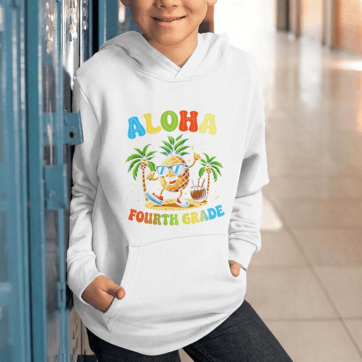 Pinapple Beach Back To School Day Aloha Fourth Grade Performance Graphic Youth Hoodie Pinapple Beach Back To School Day Aloha Fourth Grade Performance Graphic Youth Hoodie