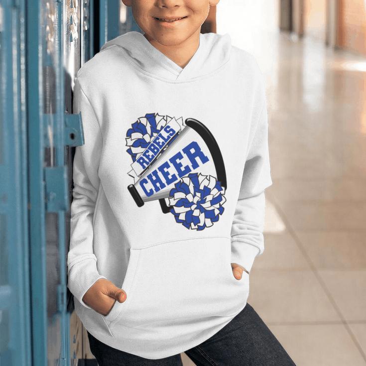 Rebels Cheer Back To School Cheerleading Spirit B Premium Tri-Blend Graphic Youth Hoodie