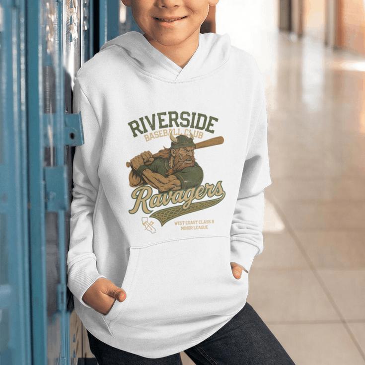 Riverside Ravagers Retro Minor League Baseball Graphic Youth Hoodie