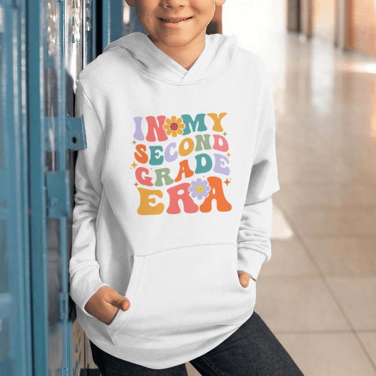 In My Second Grade Era Back To School Retro Groovy 2nd Grade Graphic Youth Hoodie In My Second Grade Era Back To School Retro Groovy 2nd Grade Graphic Youth Hoodie