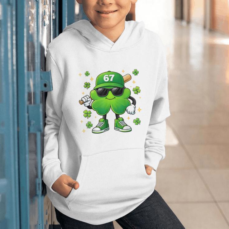 Shamrocks Playing Baseball St Patricks Day 6 7 Meme Men Boys Graphic Youth Hoodie Shamrocks Playing Baseball St Patricks Day 6 7 Meme Men Boys Graphic Youth Hoodie