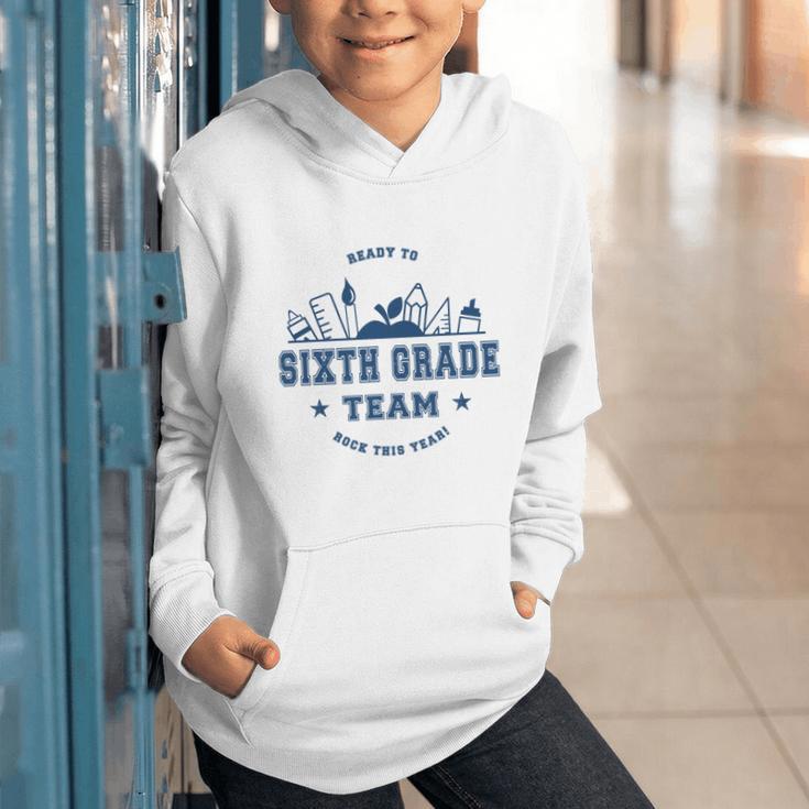 Sixth Grade Team Back To School Graphic Youth Hoodie