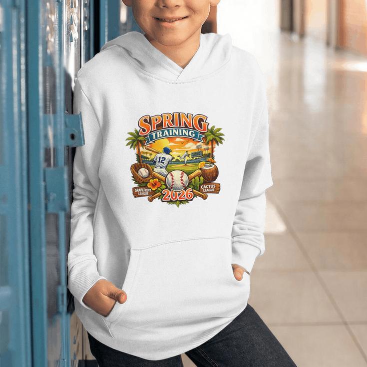 Spring Training 2026 Baseball Vintage Sunset Premium Tri-Blend Graphic Youth Hoodie Spring Training 2026 Baseball Vintage Sunset Premium Tri-Blend Graphic Youth Hoodie