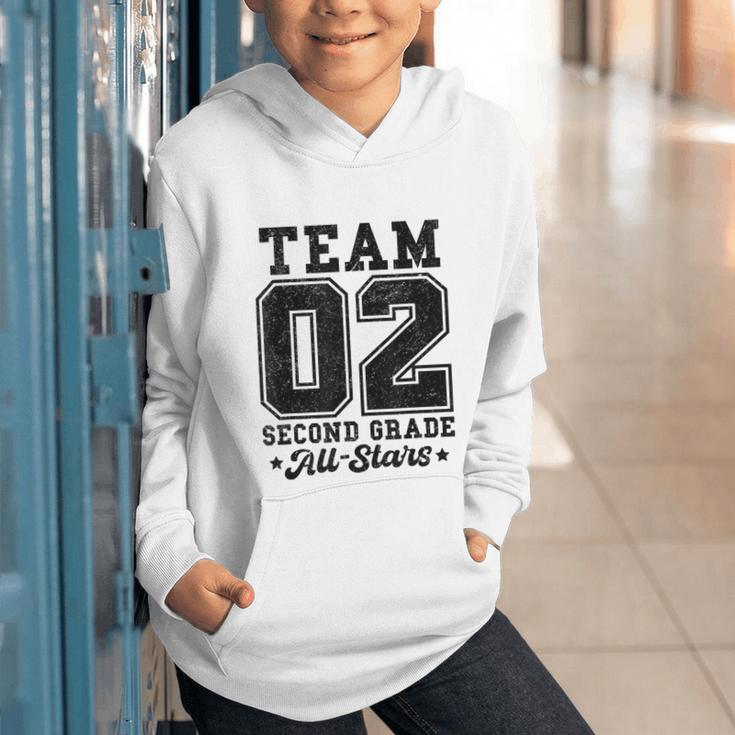 Team 2nd Grade All-Stars Back To School Sports Jersey Graphic Youth Hoodie Team 2nd Grade All-Stars Back To School Sports Jersey Graphic Youth Hoodie