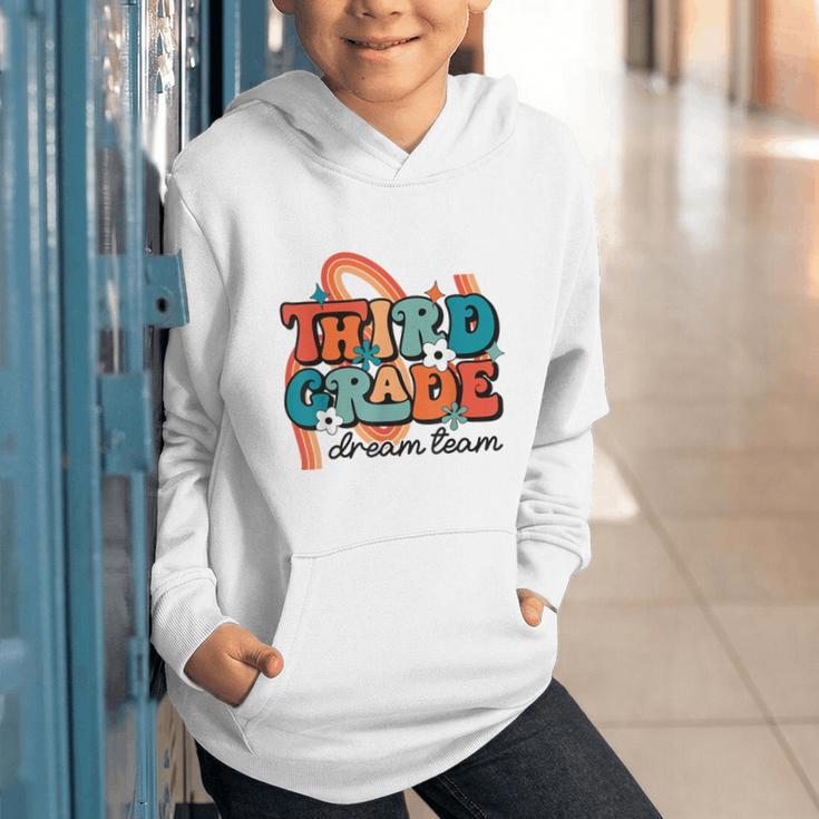 Third Grade Dream Team 1st Day Of 3rd Grade Back To School Graphic Youth Hoodie
