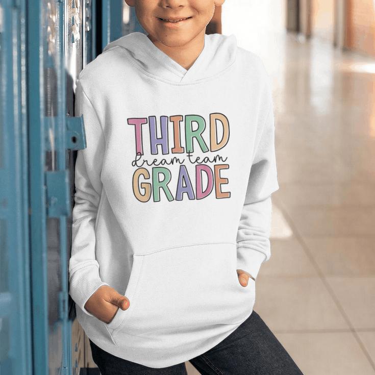 Third Grade Dream Team Back To School 3rd Grade Graphic Youth Hoodie Third Grade Dream Team Back To School 3rd Grade Graphic Youth Hoodie