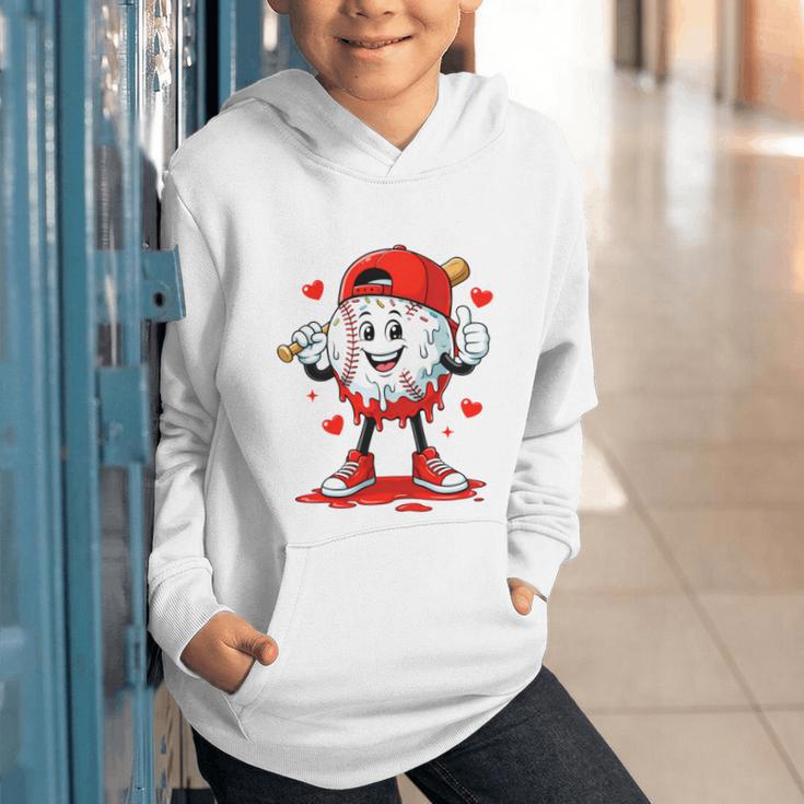 Valentine Baseball Heart Sports Men Boys Kid Graphic Youth Hoodie Valentine Baseball Heart Sports Men Boys Kid Graphic Youth Hoodie
