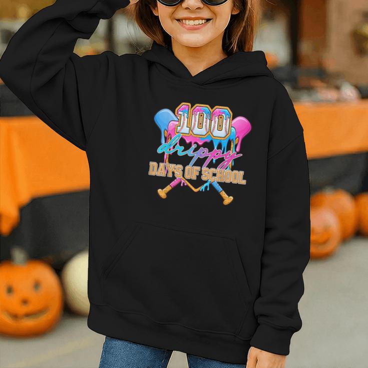 100 Drippy Days Of School Baseball Ice Cream Drip Boys Kids Graphic Youth Hoodie 100 Drippy Days Of School Baseball Ice Cream Drip Boys Kids Graphic Youth Hoodie