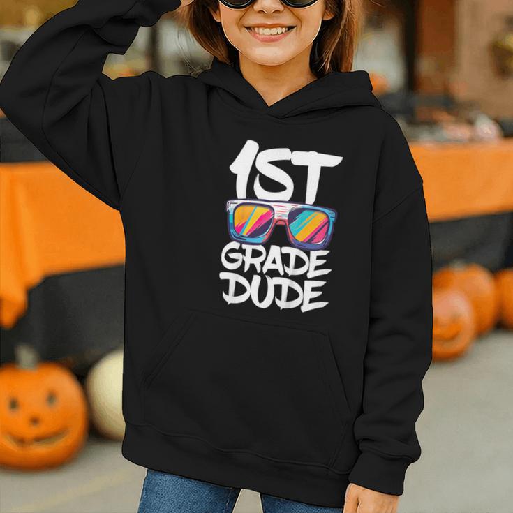 1st Grade Dude Shirt Back To School First Grade Boy Girl Graphic Youth Hoodie 1st Grade Dude Shirt Back To School First Grade Boy Girl Graphic Youth Hoodie